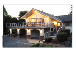 After Livingroom Additon And Makeover With Deck 1