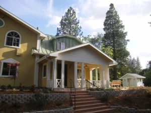 After Whole House Remodel Entry N Gable Nevada City Banner Mtn
