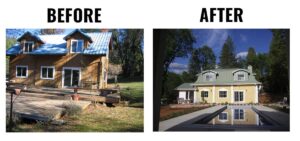 Whole House Remodel W Gable With Pool Nevada City Banner Mtn